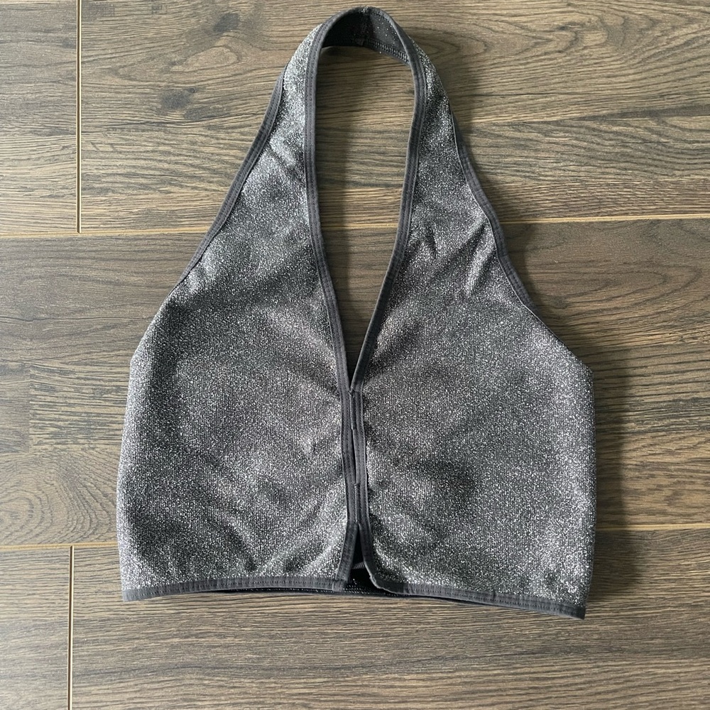 Sparkly Halter Top Anthropology